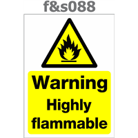 warning highly flammable